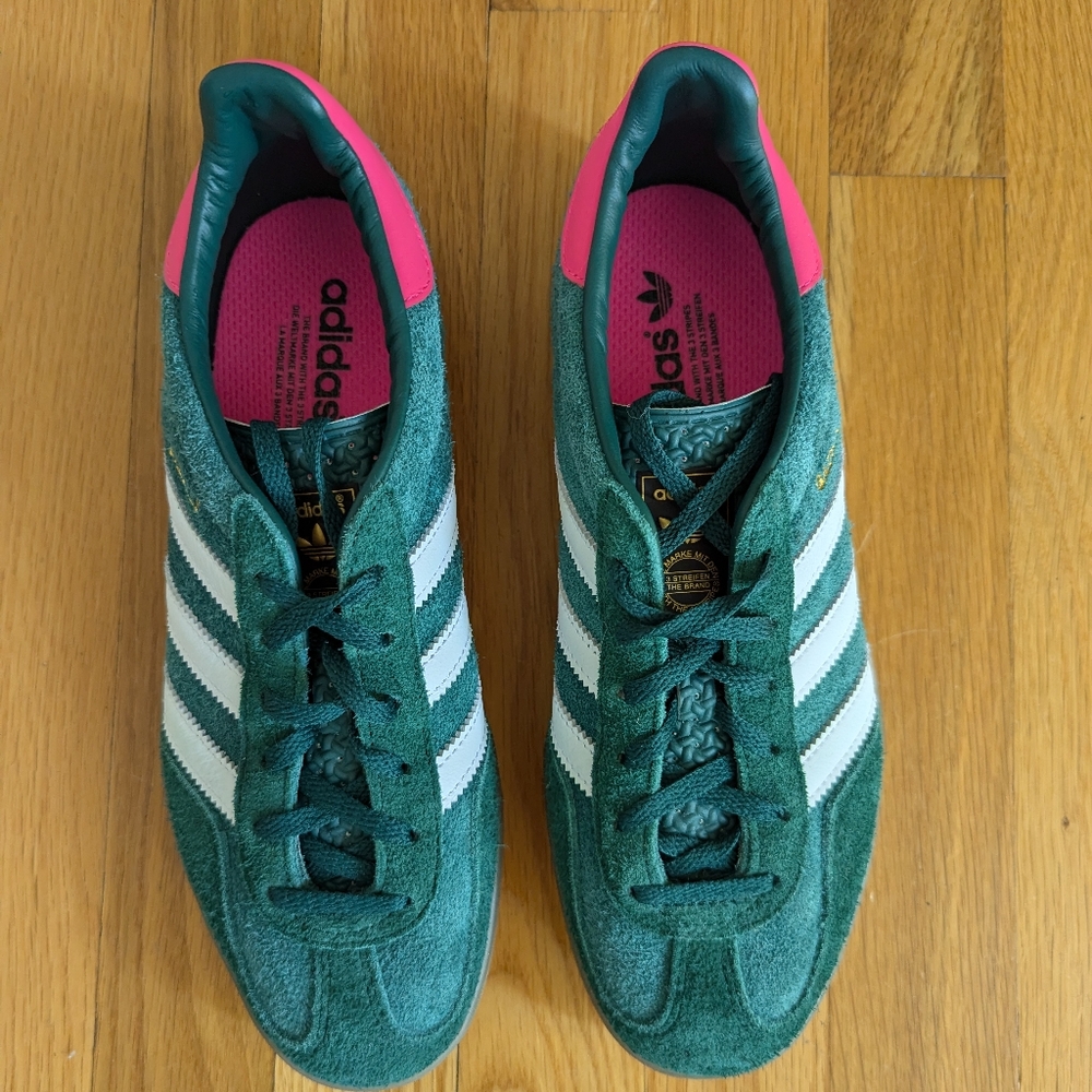 Adidas Gazelle Women's 8.5 - collegiate green/lucid pink